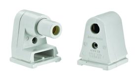 Porta-lâmpada Leviton Plastic White 60W 1000V 1pack