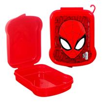 Porta Lanche Sanduicheira 530ml Do Homem Aranha Plasutil