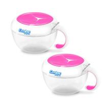 Porta Lanches Com Tampa De Silicone 2 Peças Comtac Kids 4019 - Comtac Kids & Care