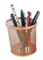 Porta Lapis Aramado Redondo Rose Gold 10 Unidades Porta Lapis Aramado Redondo Rose Gold 10 Unidades