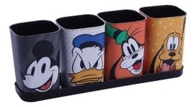Porta Lápis Caneta Disney Kit Organizador Infantil Criança