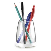 Porta Lápis Caneta Treco Organizador Branco Transparente Maxcril Waleu Office Escritório Organização Pen Holder Porta Lápis Caneta Treco Organizador Branco Transparente Maxcril Waleu Office Escritório Organização Pen Holder