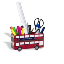 Porta lápis Caneta Triplo aço Ônibus Londres Geguton