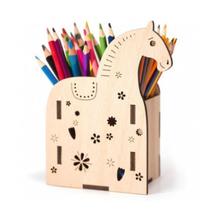 Porta Lápis Cavalinho Mdf Cru 3mm