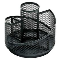 Porta Lápis Giratório 4 Divisórias Em Metal Top Rio- Espiral Porta Lápis Giratório 4 Divisórias Em Metal Top Rio- Espiral