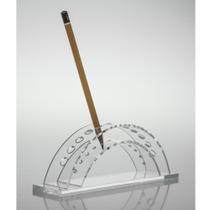 Porta Lápis ou Canetas - 20 x 5 x 8 cm - Cristal - Brascril