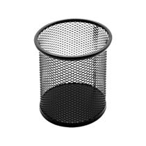 Porta Lápis Redondo de Metal Aramado Organizador Caneta Tesoura Ideal para Escritório - Sutt