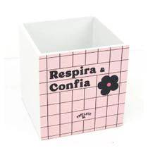 Porta Lapis Simples Respira E Confia Simples