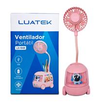 Porta Lapis Ventilador Luatek Portatil Recarregavel - OOM-1499