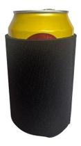 Porta Lata 350ml Neoprene Preto Viagem Cerveja Térmico