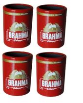 Porta Lata Cerveja Brahma 269 Ml Em Alumínio kit com 4 unidades
