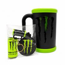 Porta lata energetico 473 ml kit chaveiro tampa abridor