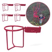 Porta Lata para Suporte Vara de Pesca com Parafuso Fluorescente Ideal para Pesca Noturna Kit com 5 Unidades