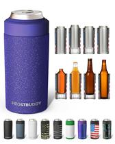 Porta Lata Universal Frost Buddy Roxo em Aço Inoxidável Porta Lata Universal Frost Buddy Roxo em Aço Inoxidável