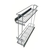 Porta Latas Duplo JL Max Lateral 125x440x450mm Cromado Jomer