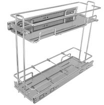 Porta Latas/óleo Com Bandejas Inox 200x425x450mm Jomer 3368