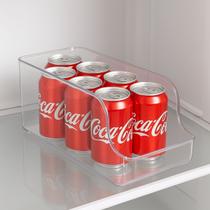 Porta Latas Para Geladeira Organizador De Latas Transparente Dispenser De Refrigerante Cerveja