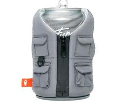 Porta latas puffin colete prata Porta latas puffin colete prata