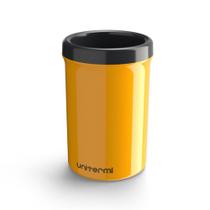Porta latas termico 350ml Unitermi amarelo Porta latas termico 350ml Unitermi amarelo