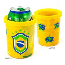 Porta Latinha Cerveja ou refrigerante Copa do Mundo Plasútil