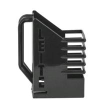 Porta Leite de Caixinha Quadrado de Plástico Cozinha Preto