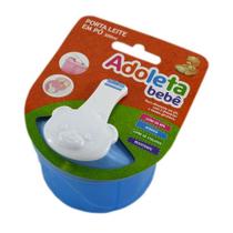 Porta Leite Em Pó 300ml - Adoleta Baby - Azul / Rosa