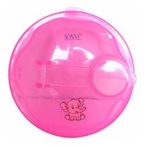 Porta Leite Em Pó Refoçado 3 Divisórias Menina Marca Sonne