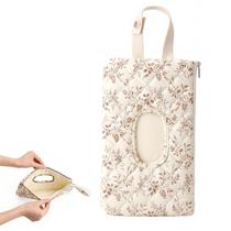 Porta lenços florido portátil para pendurar Nmoiat Porta lenços florido portátil para pendurar Nmoiat