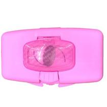 Porta Lenços Umedecido BabyGo Preserva e Protege Rosa Fosco