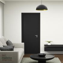 Porta Lisa Colmeia - Preto - 35x800x2100 mm