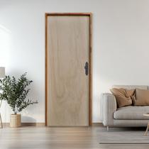 Porta Lisa Mescla 210x60 Batente 11 CM Fechadura Interna Lado Esquerdo Rodam