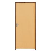 Porta Lisa Mescla 70x210cm Esquerda com Fechadura e Batente 11 - RD1004E - RODAM Porta Lisa Mescla 70x210cm Esquerda com Fechadura e Batente 11 - RD1004E - RODAM