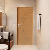 Porta Lisa Padrão Imbuia Concept 11 Batente Ecológico 09 Fechadura Stilo Wc 62 x 2,10 e Marrom Rodam Porta Lisa Padrão Imbuia Concept 11 Batente Ecológico 09 Fechadura Stilo Wc 62 x 2,10 e Marrom Rodam