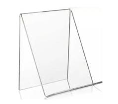 Porta Livro 15x15cm Display Expositor Suporte Acrílico 1peça Porta Livro 15x15cm Display Expositor Suporte Acrílico 1peça