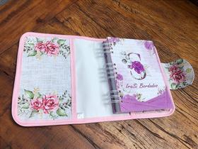 Porta Livro em Tecido Impermeável com Divisórias e Zíper