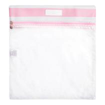 Porta Look Pirulitando Transparente Listras Rosa