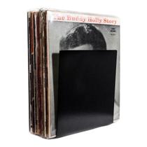 Porta Lp Em Metal Suporte P/ Guardar 20 Disco De Vinil Apoio Porta Lp Em Metal Suporte P/ Guardar 20 Disco De Vinil Apoio