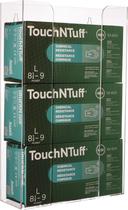 Porta-luvas de borracha acrílica Cq para montagem na parede Clear Pack 1