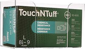 Porta-luvas de borracha acrílica Cq para montagem na parede Clear Pack 1