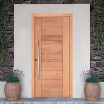 Porta madeira folha pe 301 cedro mara - 2.10m x 80cm - esel