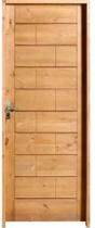 Porta Madeira Maciça Ekos Com Batente E Fechadura 2,10x80 esquerda Porta Madeira Maciça Ekos Com Batente E Fechadura 2,10x80 esquerda