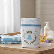 Porta Mamadeira Protetor Térmico Duplo Lipi Baby coroa azul