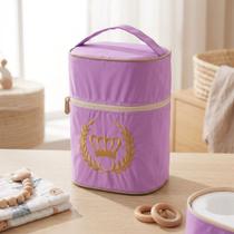 Porta Mamadeira Termico Duplo Bolsa Bebe Conserva Quente