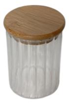Porta Mant Com Tp De Bambu Cane 200ml Vd Borossilicato Wolff Porta Mant Com Tp De Bambu Cane 200ml Vd Borossilicato Wolff