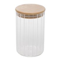Porta Mantimento com Tampa de Bambu 700ml Vidro Borossilicato - Wolff