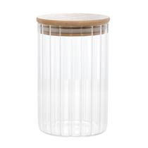 Porta Mantimento de Vidro Borossilicato com Tampa de Bambu 510ml 29262 - Wolff Porta Mantimento de Vidro Borossilicato com Tampa de Bambu 510ml 29262 - Wolff