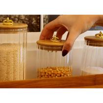 Porta Mantimento de Vidro Wolff Classic com Tampa 510ml Porta Mantimento de Vidro Wolff Classic com Tampa 510ml