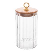 Porta Mantimento de Vidro Wolff Classic com Tampa 800ml Porta Mantimento de Vidro Wolff Classic com Tampa 800ml