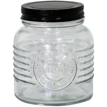 Porta Mantimento em Vidro com Tampa em Metal 420ml
