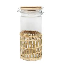 Porta Mantimento em Vidro Fibra Natural 1,4L 10X25cm